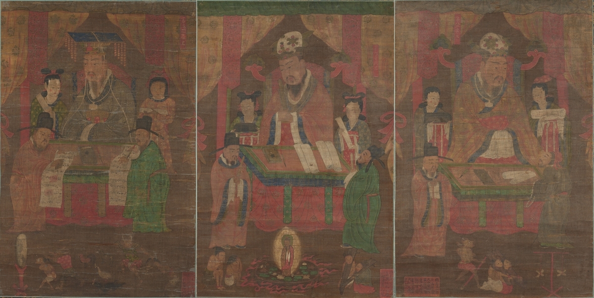 A set of images of "Ten Underworld Kings" (National Museum of Korea)