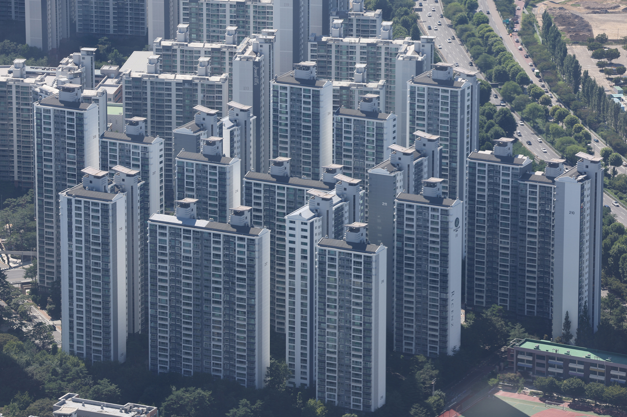 서울 내 아파트 사진. [연합]
