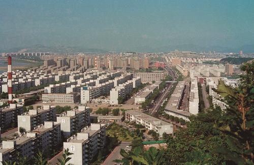 1979년 8월 23일에 촬영된 토토사이트 블랙티비 주공1단지 아파트 일대. [서울역사아카이브]