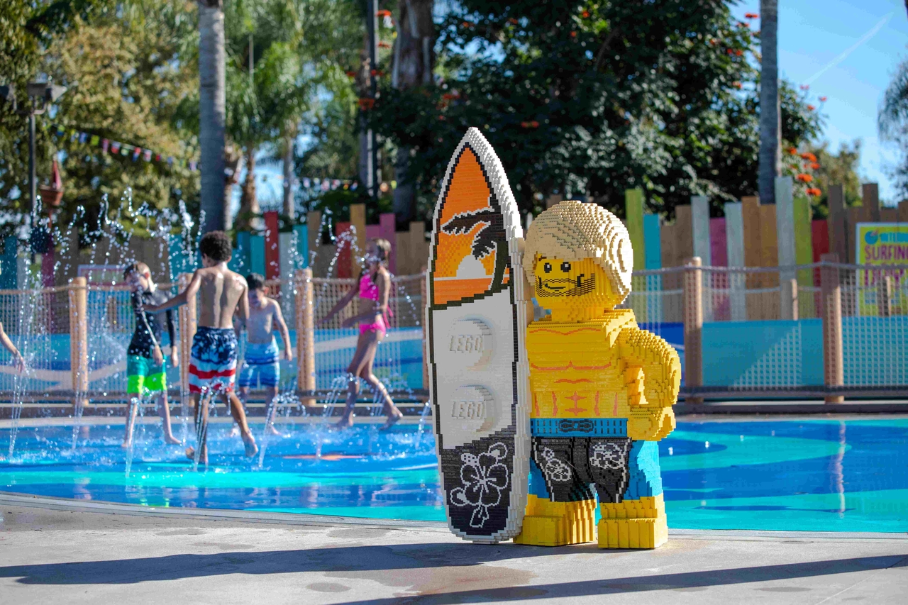 Legoland Korea has newly opened the massive water play attraction "Marina Jets Bay" (Legoland Korea)