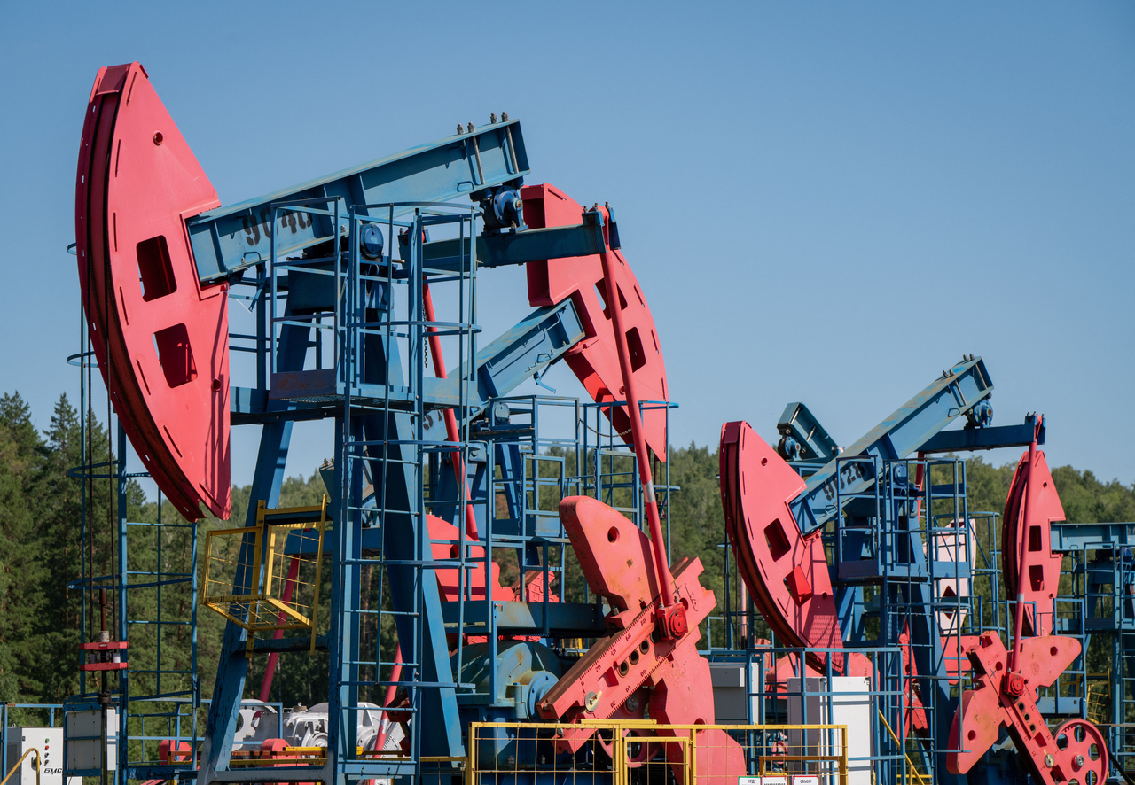 Oil pump jacks outside Almetyevsk, in the Republic of Tatarstan, Russia, July 14 Reuters-Yonhap