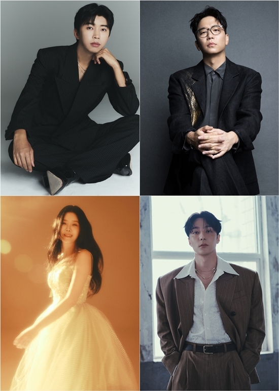사진=물고기뮤직, 뮤직팜엔터테인먼트, 325E&C, WAKEONE 제공
