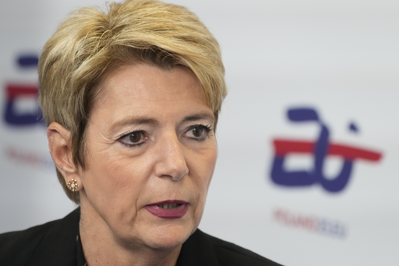 Swiss federal president Karin Keller-Sutter   AP-Yonhap