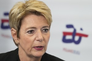 Swiss president rushes to US to avert steep tariffs