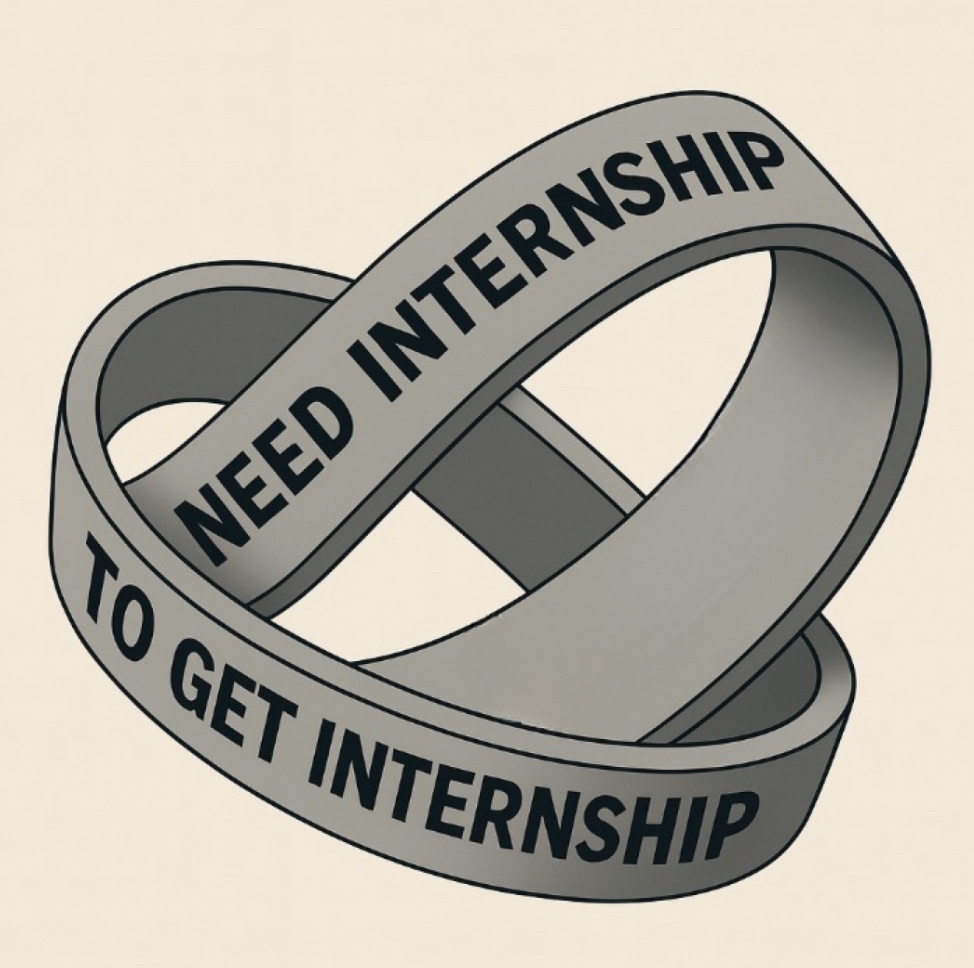 To land an internship in Korea, you may already need to have had one.  (Image generated using ChatGPT)