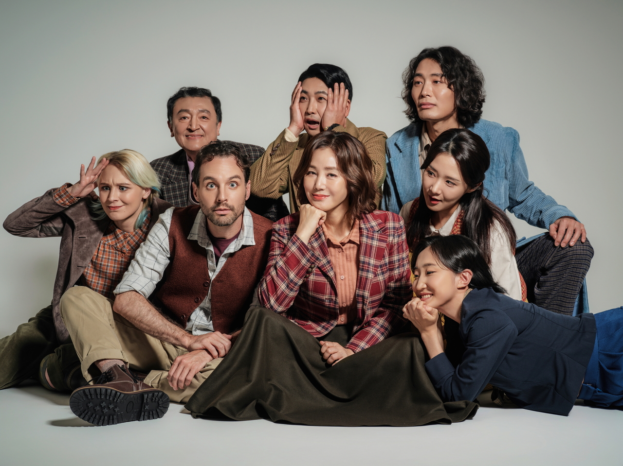 Cast for the 2025 production of "Rosetta" (National Asian Culture Center)
