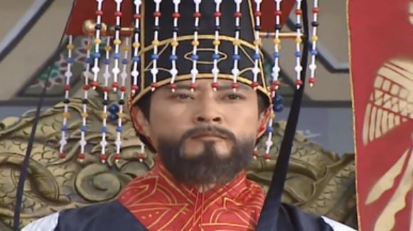 A screen capture from the 2000-2002 KBS drama "Taejo Wang Geon," depicting the life of King Wang Geon of the Goryeo Kingdom. (KBS)