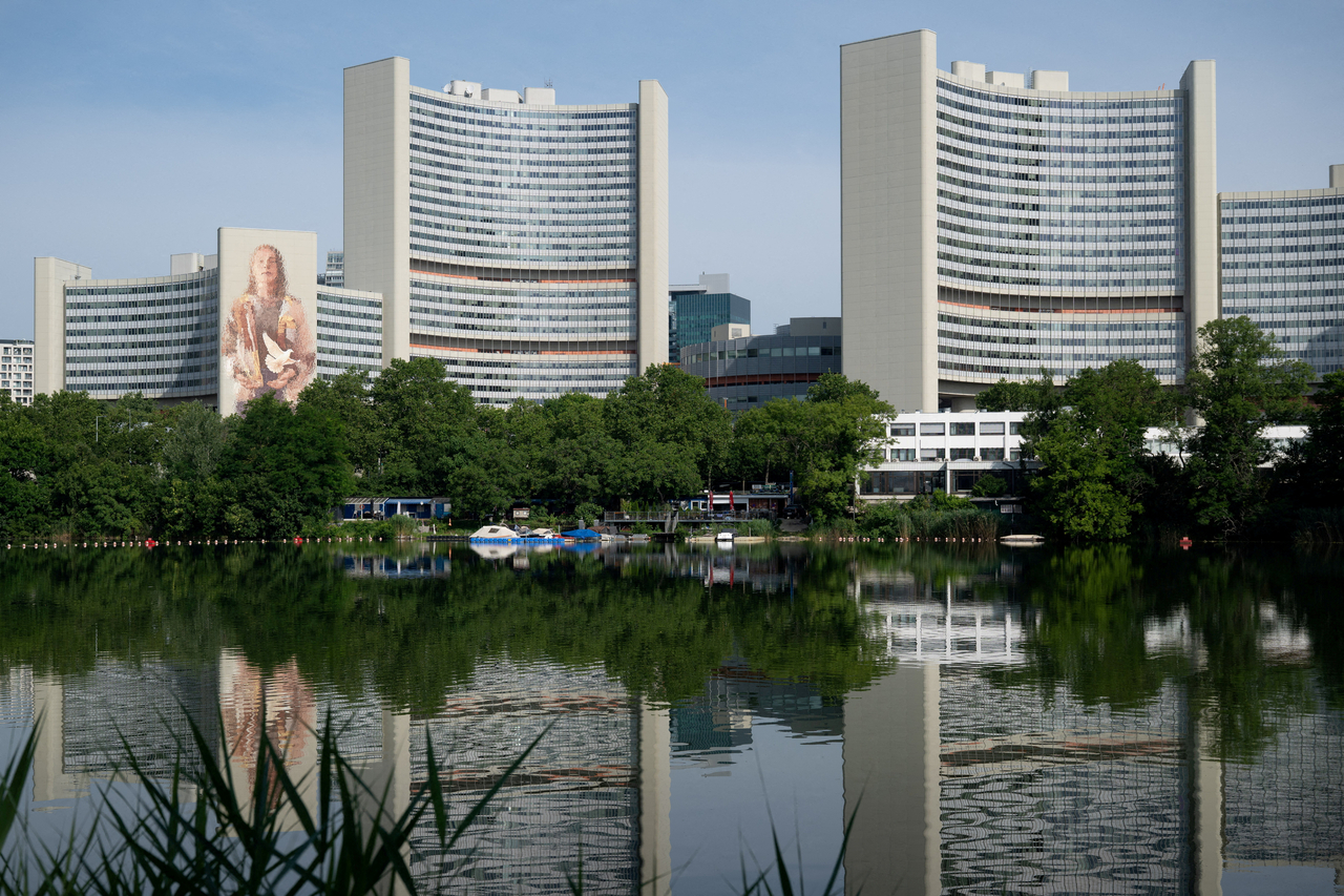 General view of the IAEA headquarters in Vienna, Austria, June 23, 2025   (Reuters-Yonhap)