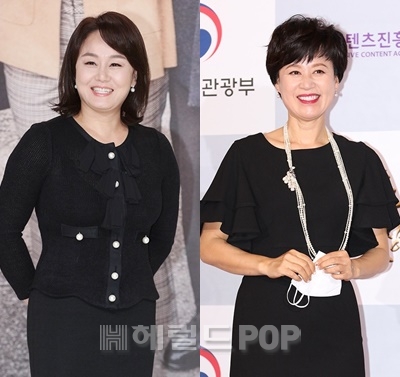 이경실, 박미선/사진=헤럴드POP DB