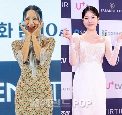 엄정화, 장다아/사진=지니TV, 헤럴드POP DB
