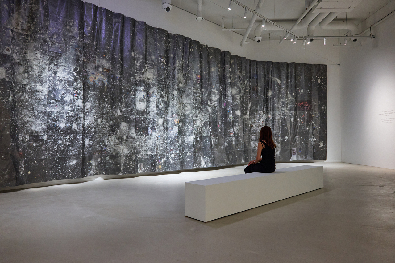 "Drawings on Newspaper" by Sumi Kanazawa at Podo Museum (Sumi Kanazawa)