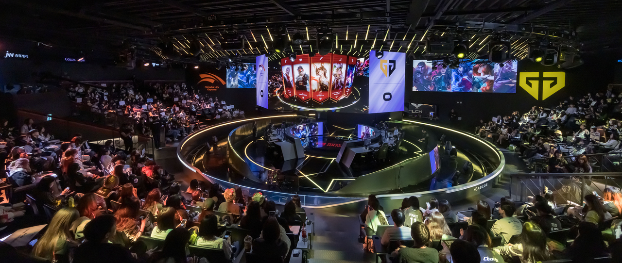 The opening match for the 2025 LCK, held in the LCK Arena in Jongno-gu, Seoul, April 2 (Newsis)