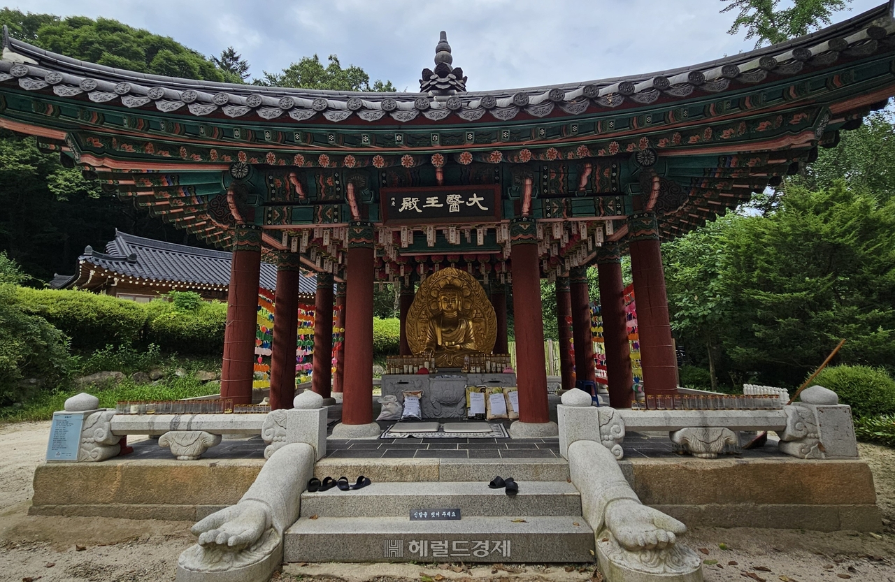 대의왕전(약사전)의 황금 약사여래불
