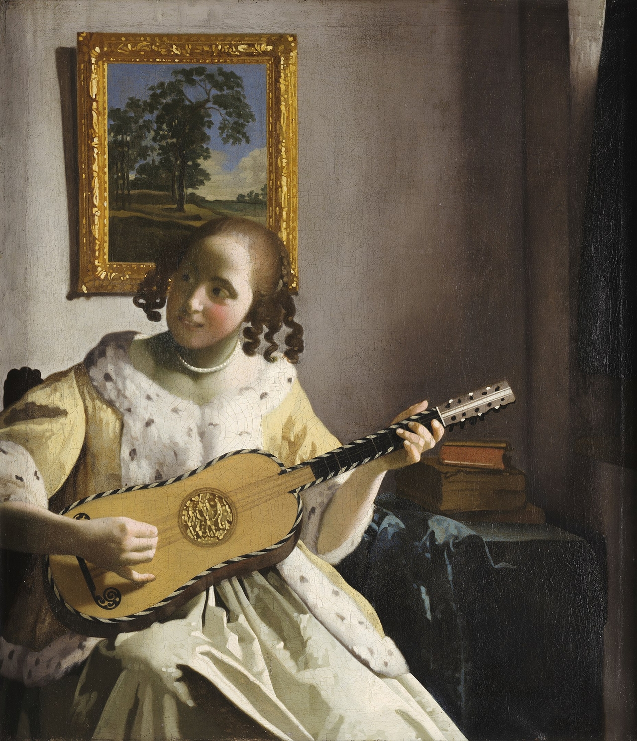 요하네스 베르메르, 기타 연주자, 1672년경, 캔버스에 유채, 53x46.3cm
