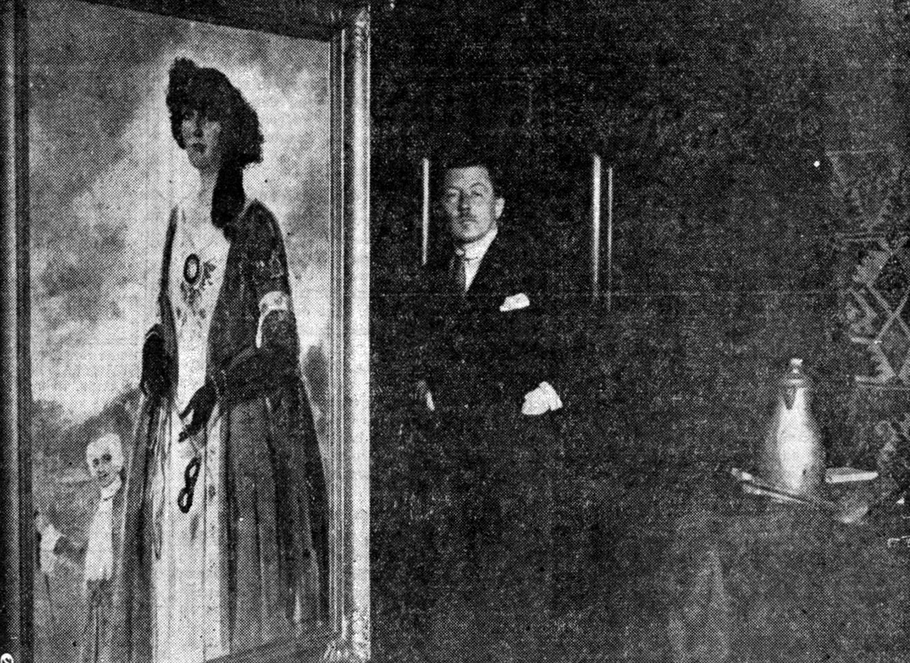 한 판 토토사이트 무료웹툰, 자신의 작업실에 있는 모습, 1928, 작가미상 [위키미디어]