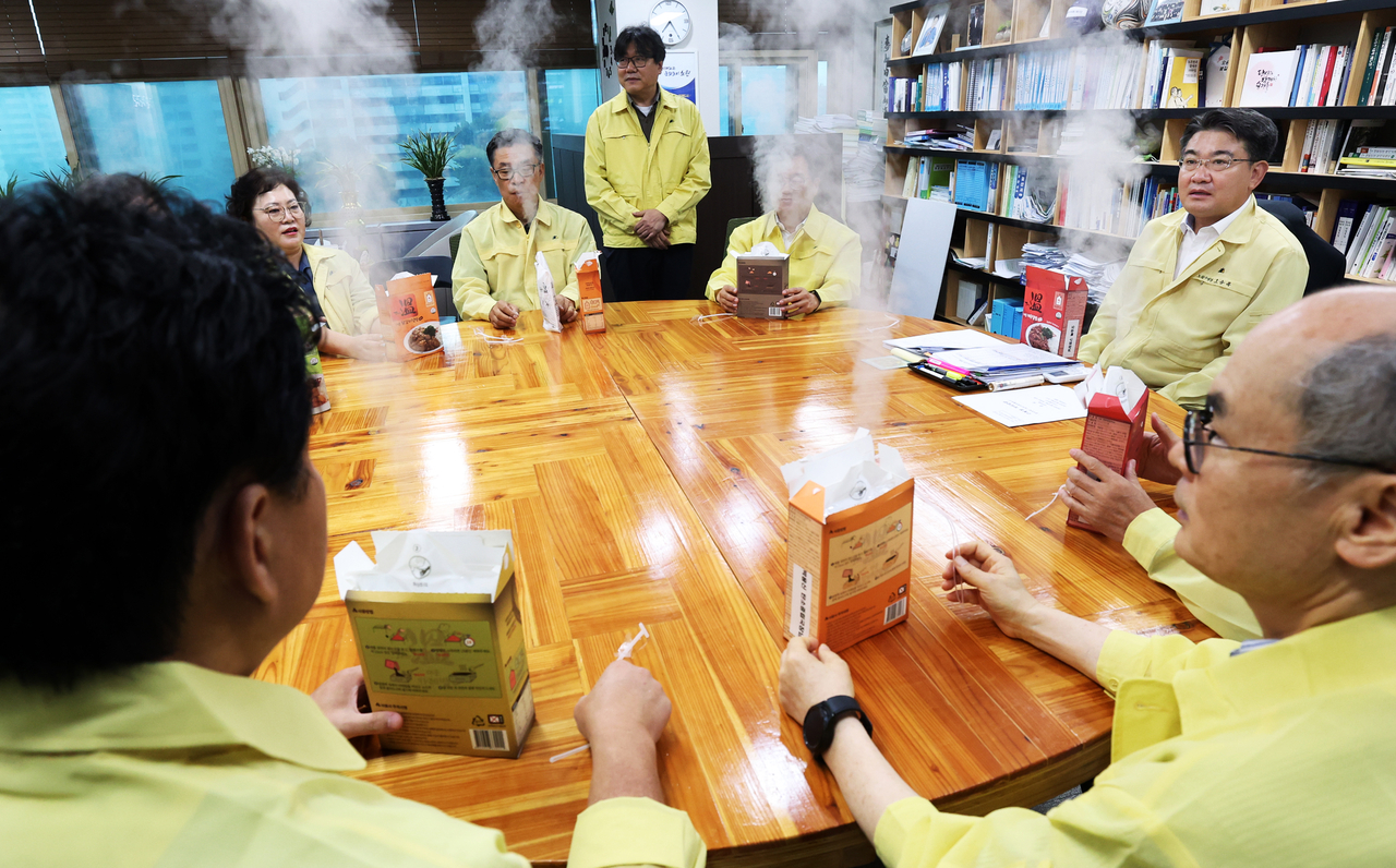 오승록 노원구청장 을지연습 비상소집 점검·한국군 즉각취식 전투식량 체험 - 헤럴드경제