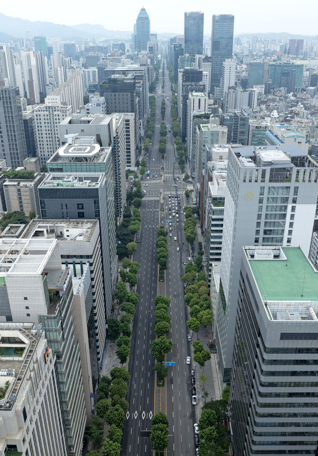 A view of the financial district in Gangnam, southern Seoul (Yonhap)