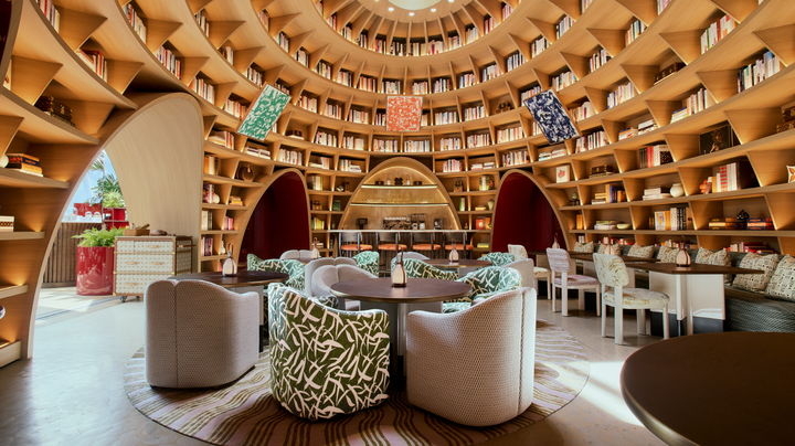 The interior of Le Cafe Louis Vuitton. (Louis Vuitton)