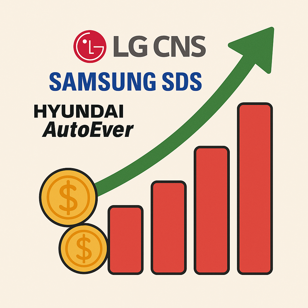 AI 쓰는 기업보다 AI 깔아주는 기업이 더 잘 나간다…SI 3사, 정책 모멘텀에 주가 강세 [투자360] - 헤럴드경제