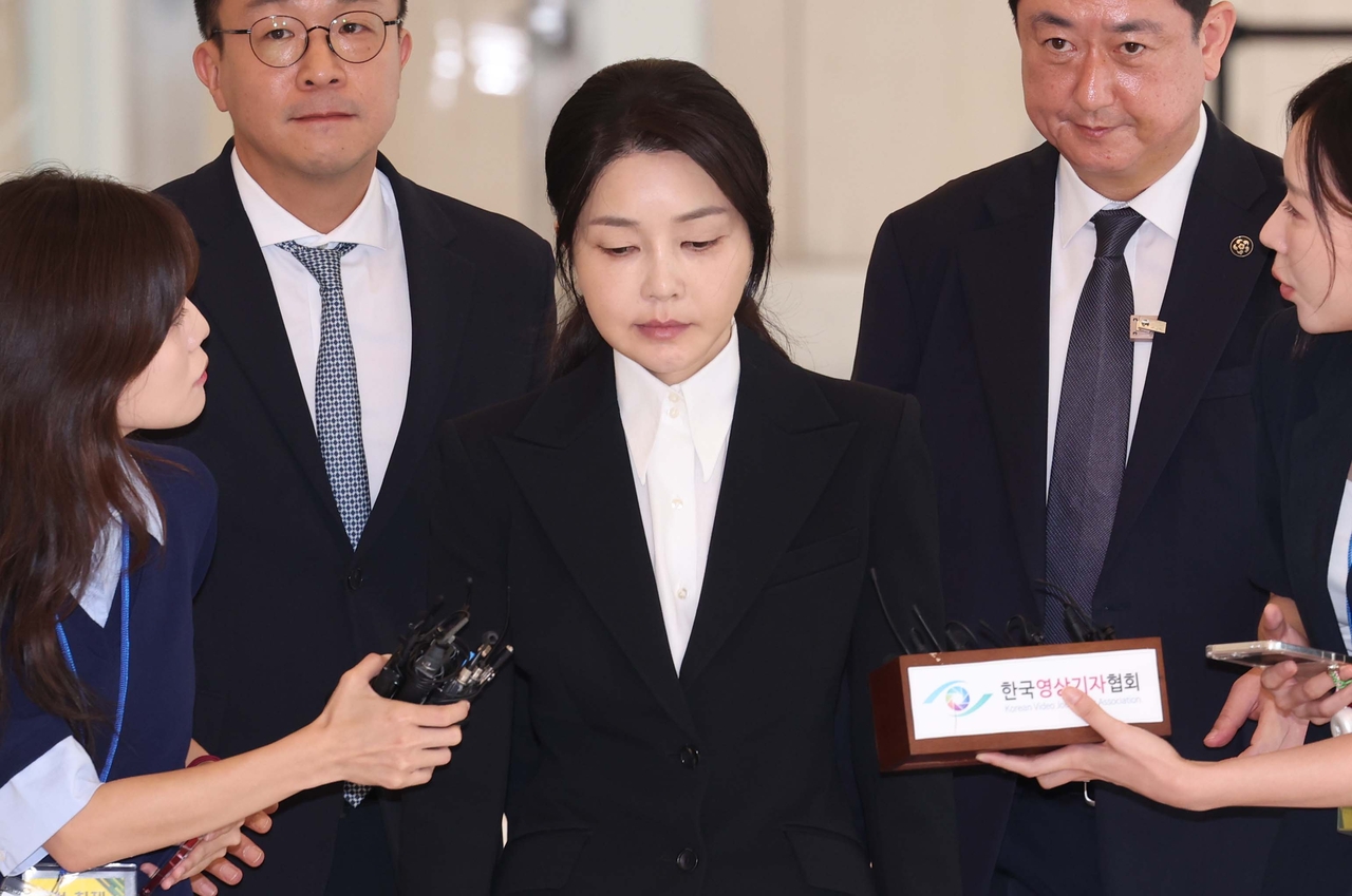 Former first lady Kim Keon Hee (Yonhap)