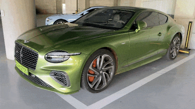 Bentley Continental GT Speed’s exterior and interior view (Lim Jae-seong/The Korea Herald)