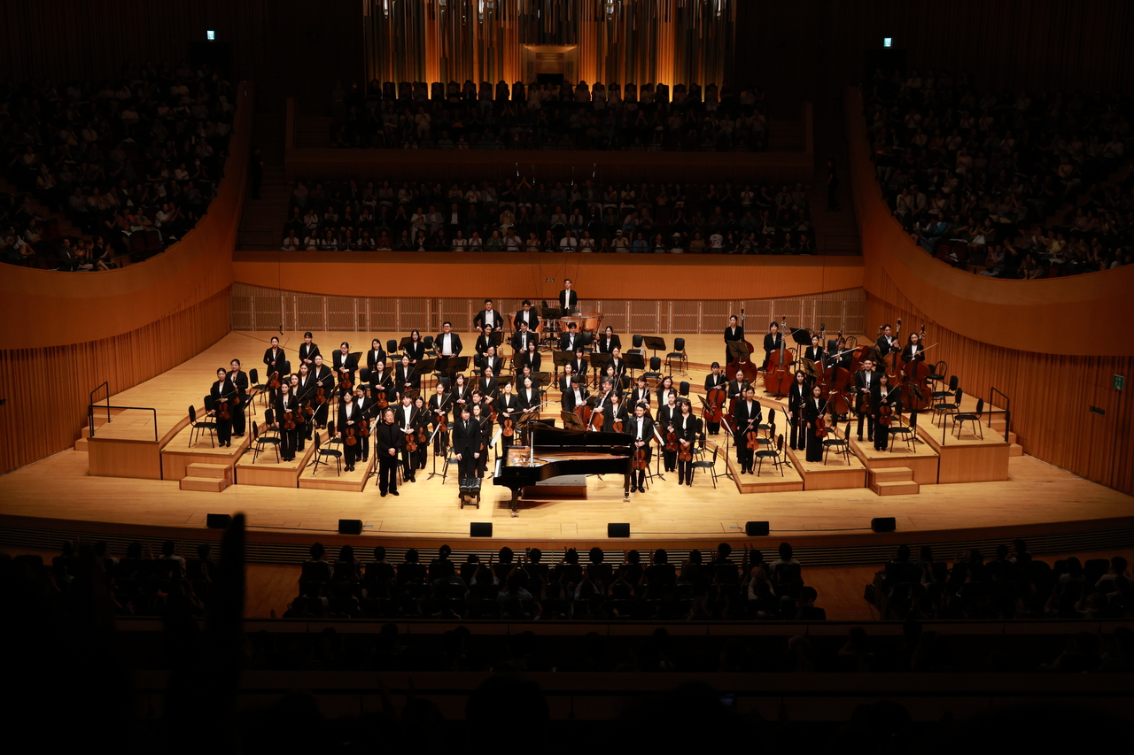 지난 20일 롯데콘서트홀에서 열린 ‘2025 교보 노블리에 콘서트’  [교보생명 제공]