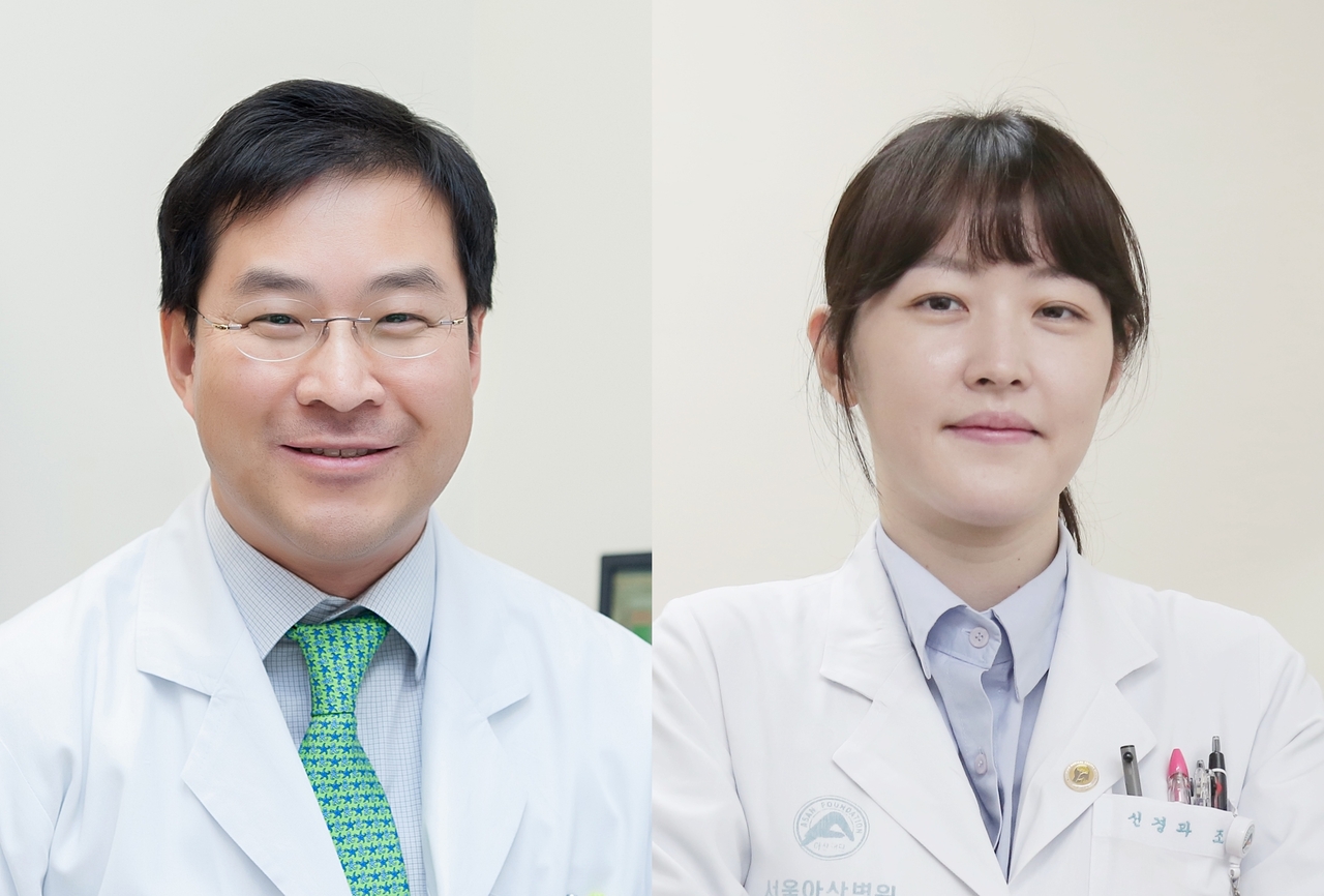(왼쪽부터) 서울아산병원 신경과 정선주·조성양 교수