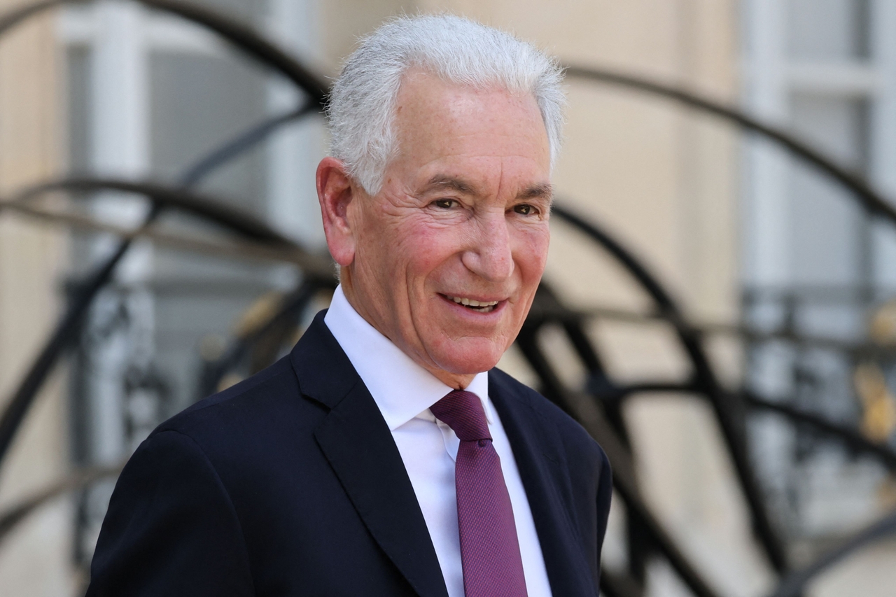Charles Kushner, the new US ambassador to France and Monaco, leaves the Elysee Presidential Palace in Paris after a meeting with the French president on July 18. (AFP-Yonhap)