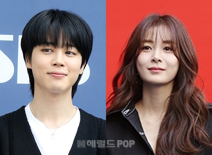 지민, 송다은/사진=헤럴드POP DB