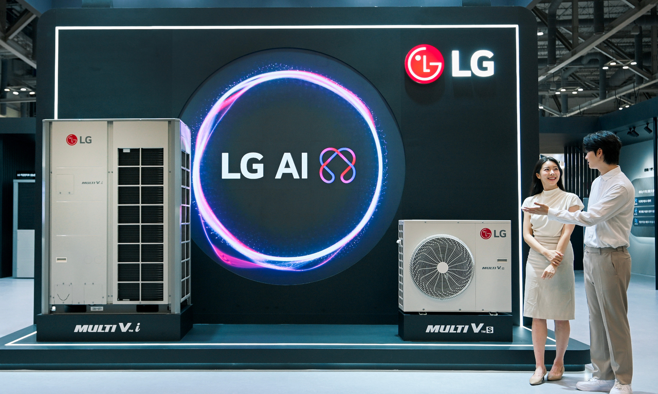 LG전자는 시스템에어컨 ‘멀티브이 아이(Multi V i)와 ‘멀티브이 에스(Multi V S)’를 공개했다. [LG전자 제공]
