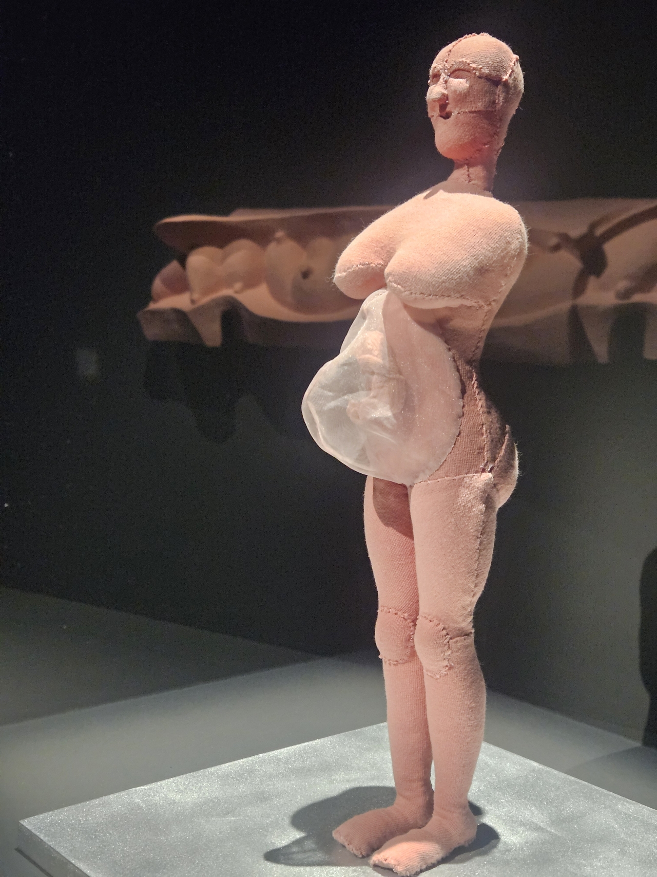 "Umbilical Cord" by Louise Bourgeois is on view at “Louise Bourgeois: The Evanescent and the Eternal,” at Hoam Museum of Art in Yongin, Gyeonggi Province.  (Park Yuna/The Korea Herald)
