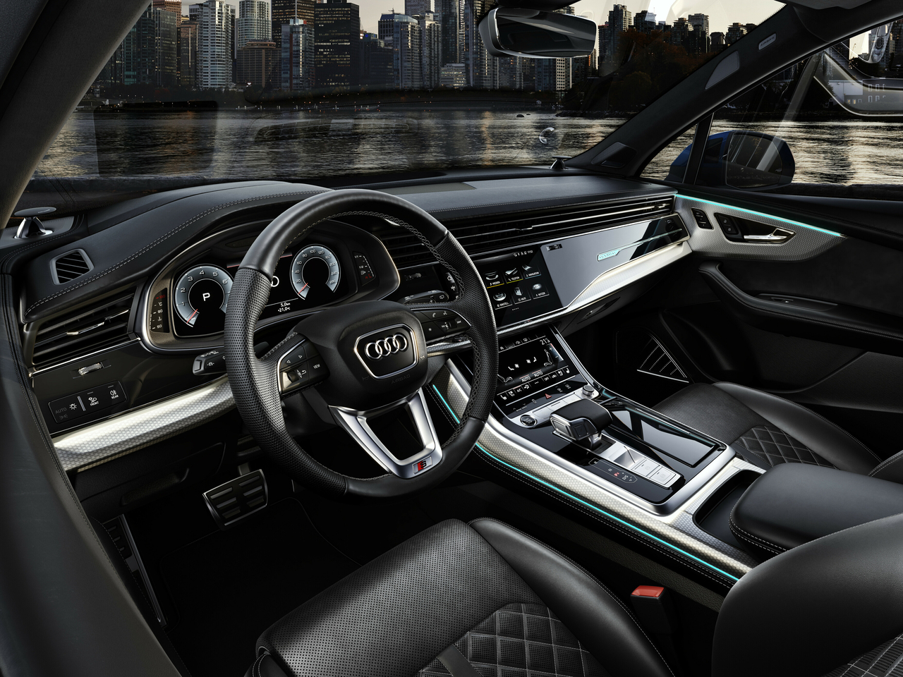 Interior of Audi Q7 (Audi Korea)