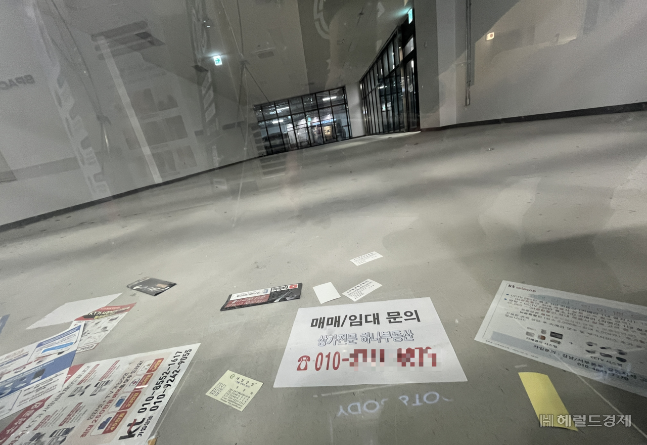 서울의 한 신축 아파트 단지 내 상가. [사진=윤성현 기자/quq@heraldcorp.com]