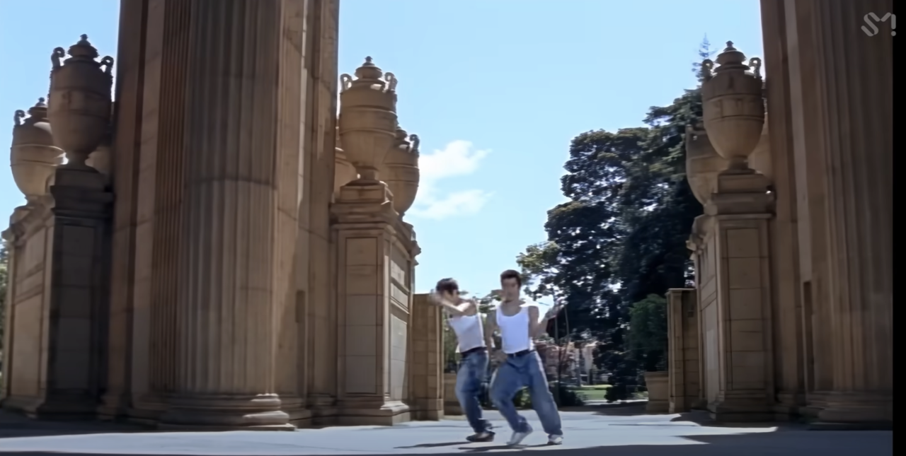 Music video screenshot of Fly to the Sky's "Sea of Love" (SM Entertainment YouTube)