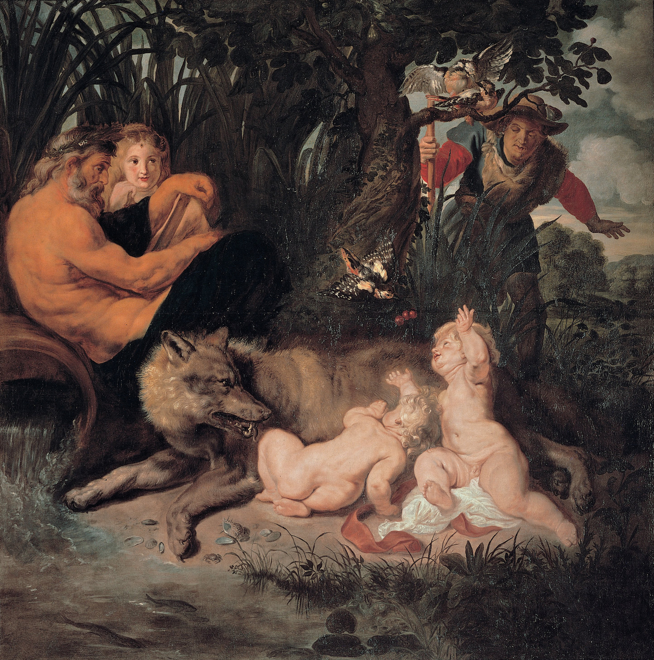 페테르 파울 루벤스, 토토사이트 은행 조회와 레무스, 1615~1616, 캔버스에 유채, 213x212cm, 카피톨리니 박물관