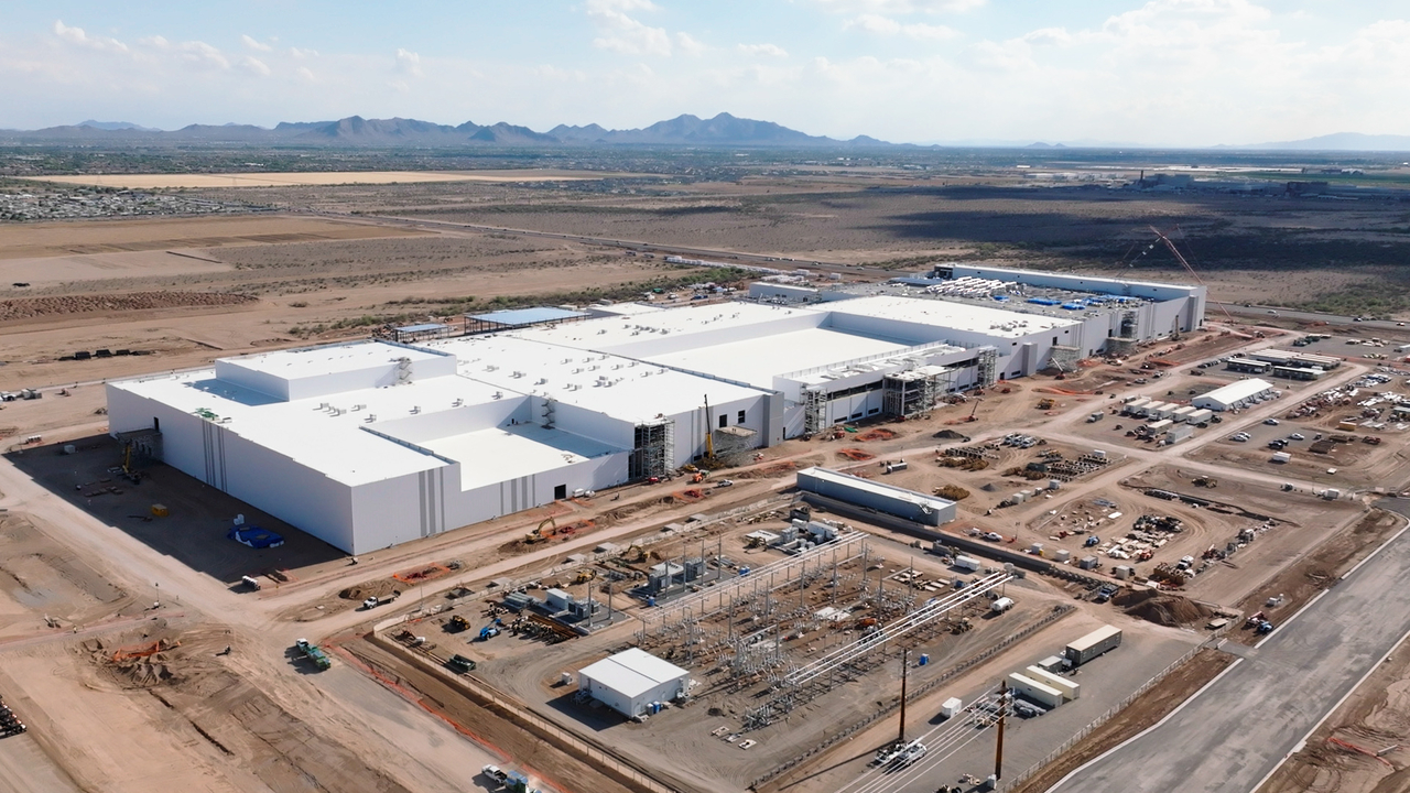 Construction site of LG Energy Solution’s electric vehicle manufacturing plant in Arizona, US. (LG Energy Solution)
