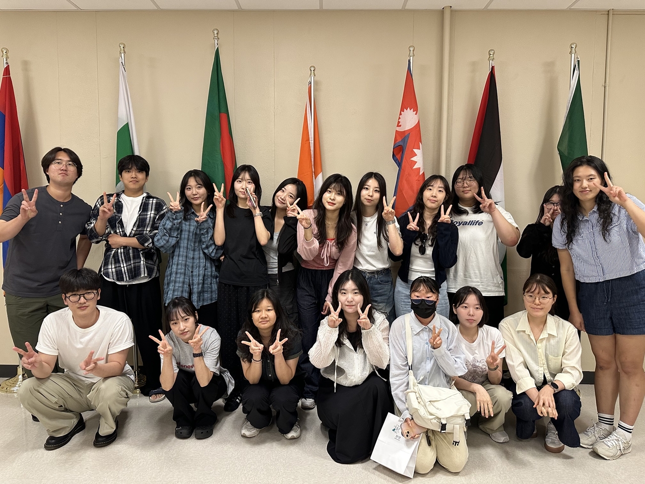 지난 8월 미국 머레이 주립대에 파견된 대구대 학생들 모습.[대구대 제공]