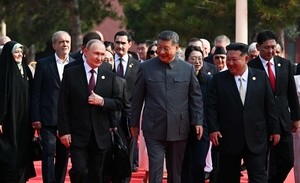 N. Korea's Kim joins Putin, Xi for military parade, marking 1st such meeting in 66 years