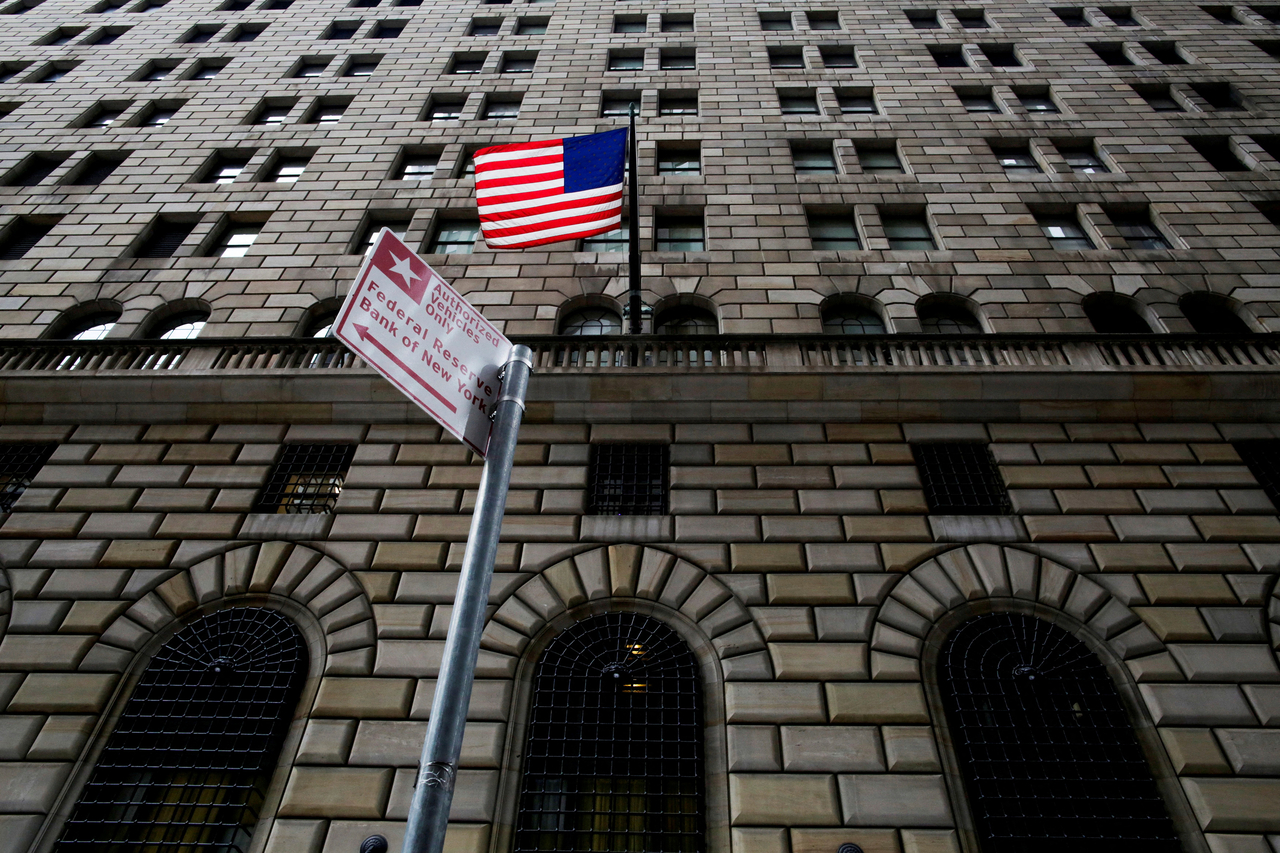 The Federal Reserve Bank of New York building is seen in the Manhattan borough of New York.   Reuters-Yonhap