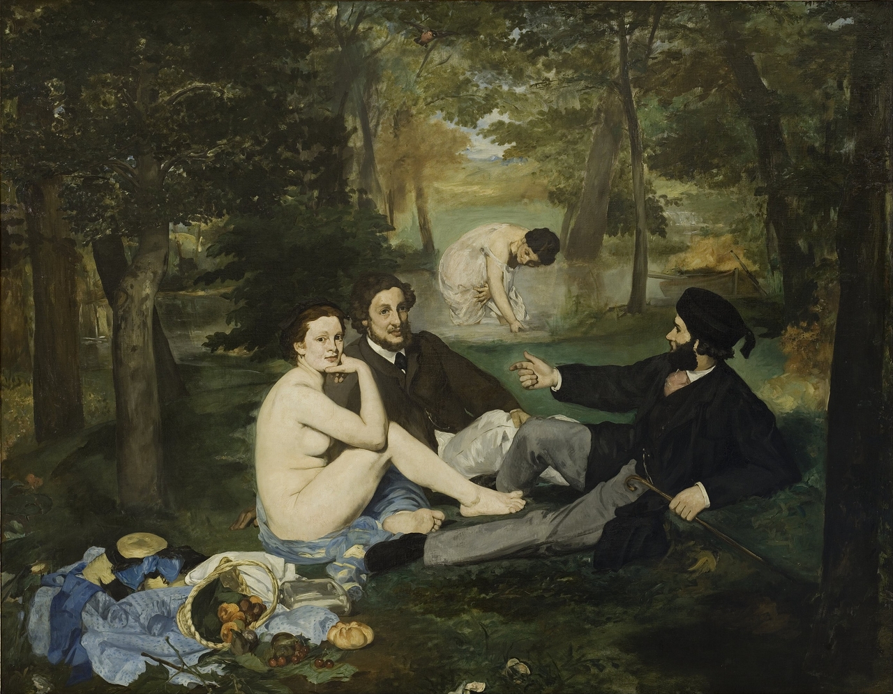 에두아르 마네, 풀밭 위의 점심 식사, 1863, 캔버스에 유채, 208x264.5cm, 오르세 미술관