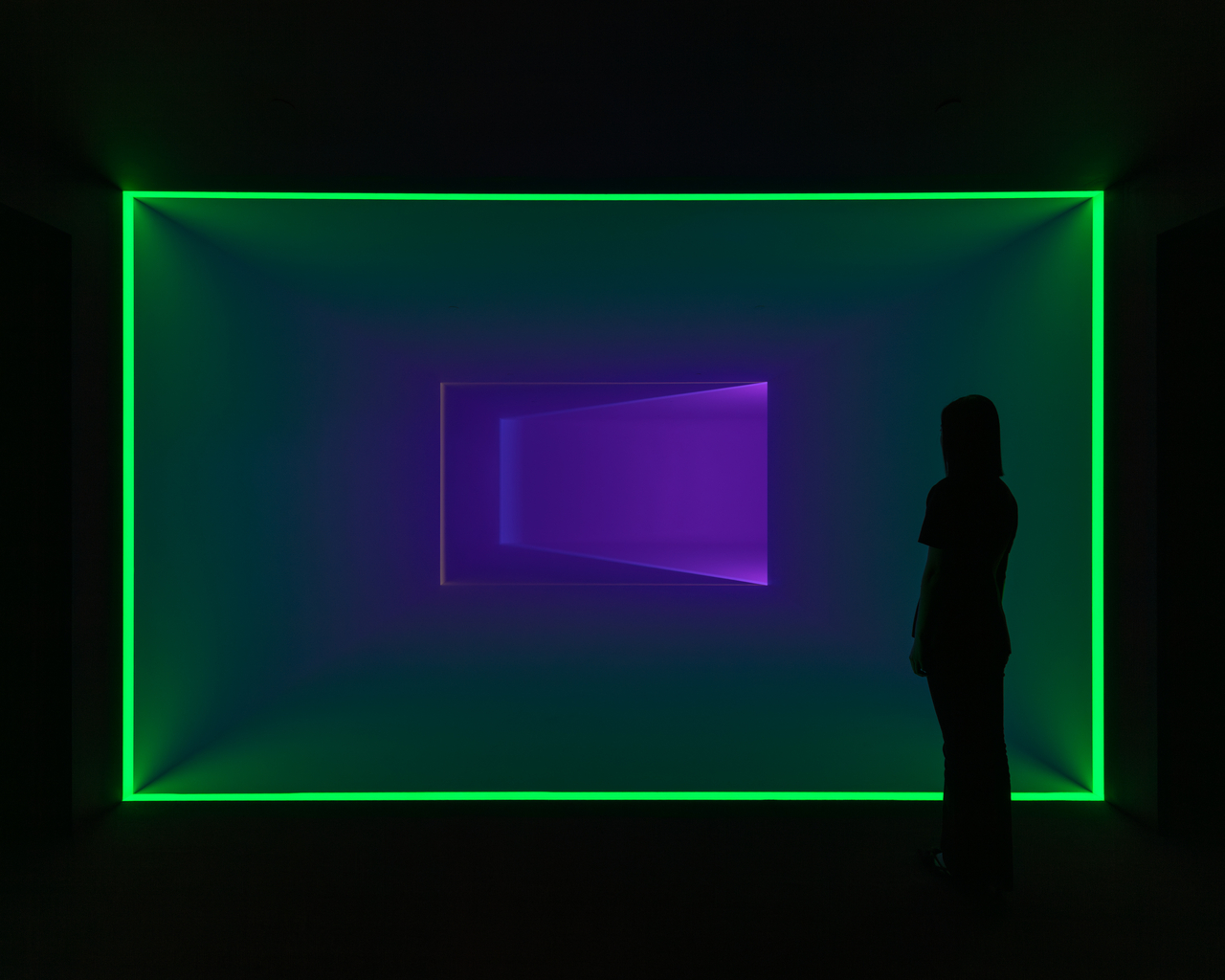 Installation view of "James Turrell: The Return" at Pace Gallery in Seoul (Pace Gallery)
