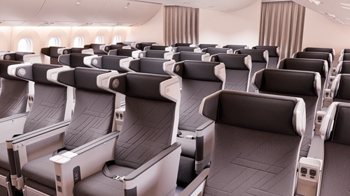 Korean Air's new premium class seats (Korean Air)