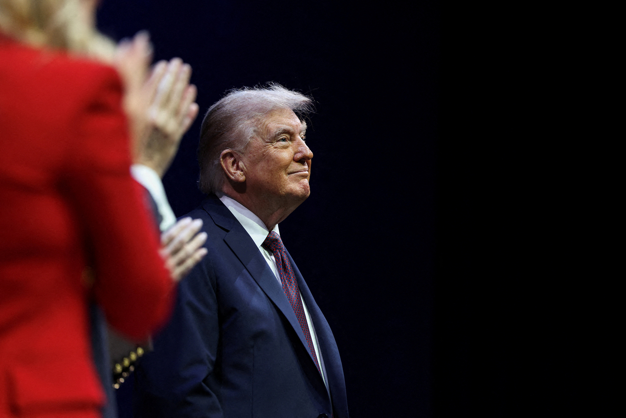 US President Donald Trump attends an event to deliver remarks to the White House Religious Liberty Commission at the Museum of the Bible, in Washington, D.C., Sept. 8,. (Reuters)