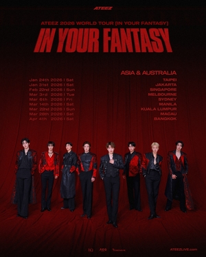 Ateez to take &apos;In Your Fantasy&apos; tour across Asia, Australia