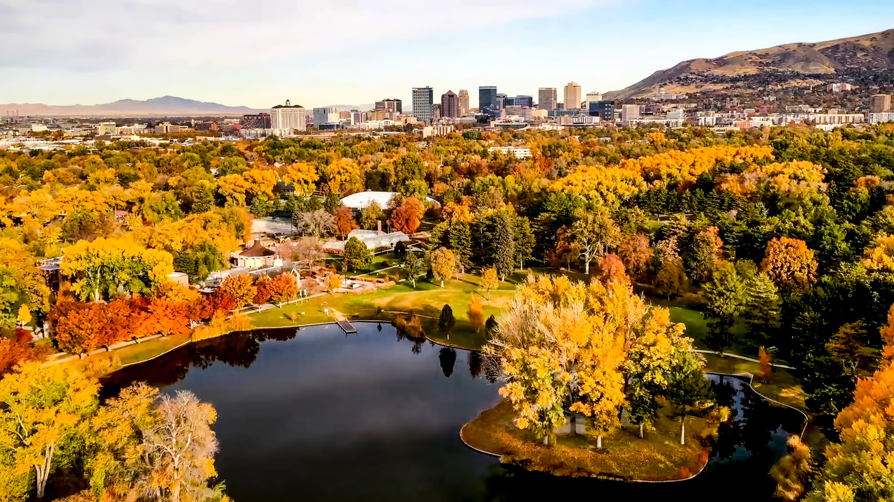 Salt Lake City's Liberty Park in October (2024)