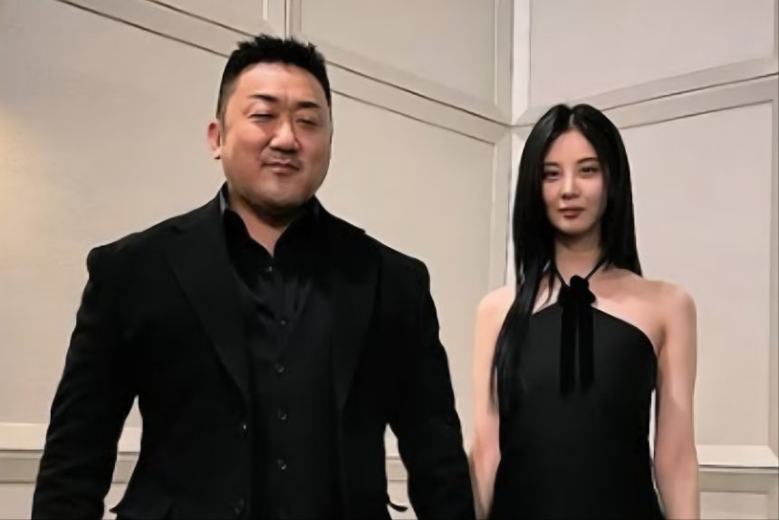 ‘거룩한 밤: 데몬 헌터스’ 발표회 마동석, 서현 [사진 롯데엔터테인먼트]
