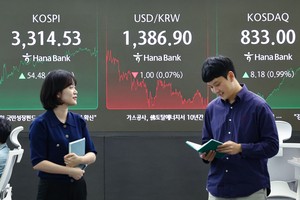 Seoul shares flirt with record high on tax policy hopes