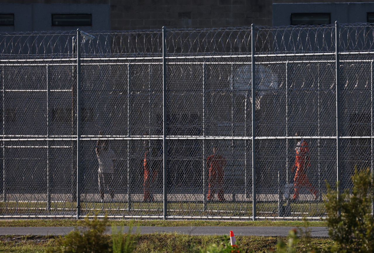 A US detention center in Folkston, Georgia  (Yonhap)