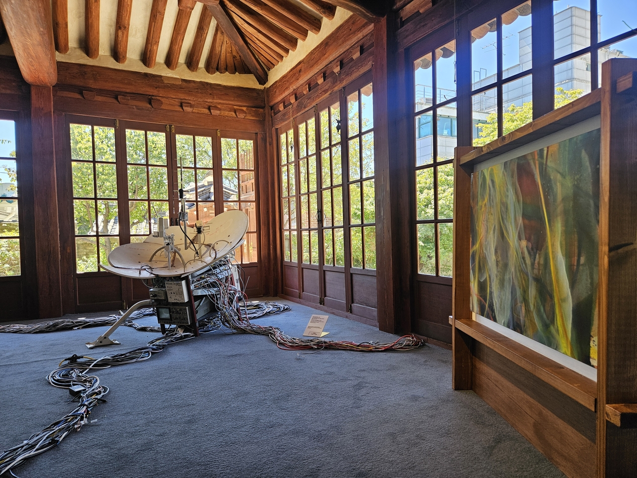 Installation view of "Dialogue:Unread" at Hwigyumjae in Seoul (Park Yuna/The Korea Herald)