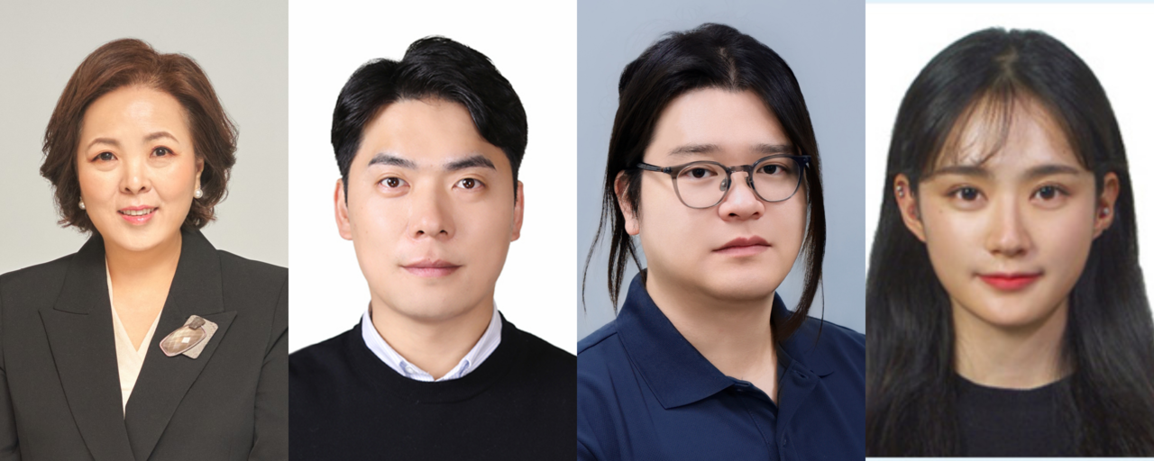 (왼쪽부터)성균관대 서민아ㆍ박천권 교수, 예재승ㆍ이나경 박사과정생